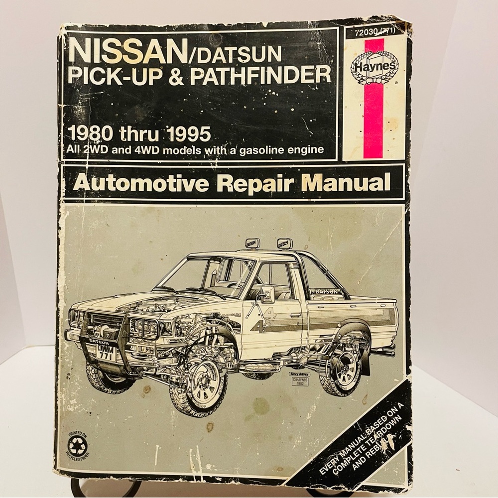 NISSAN/Datsun Pick-up Pathfinder Repair Manual 1980-1995 Haynes 72030 (771)